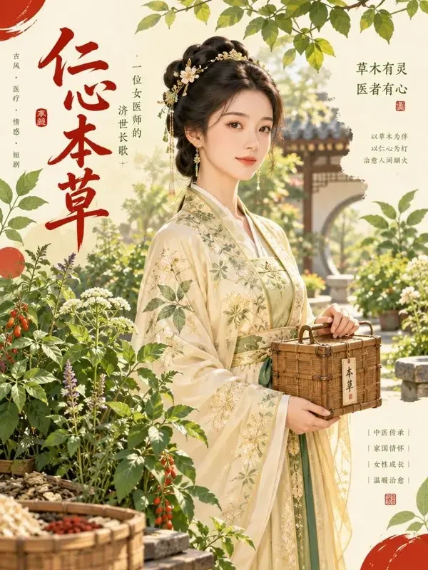 医女惊华 - 黄果短剧古装短剧封面